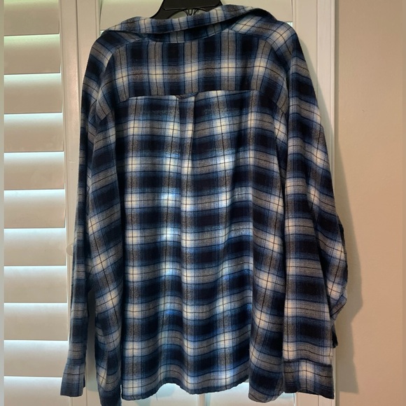 BDG Urban Outfitters blue flannel - Picture 4 of 6